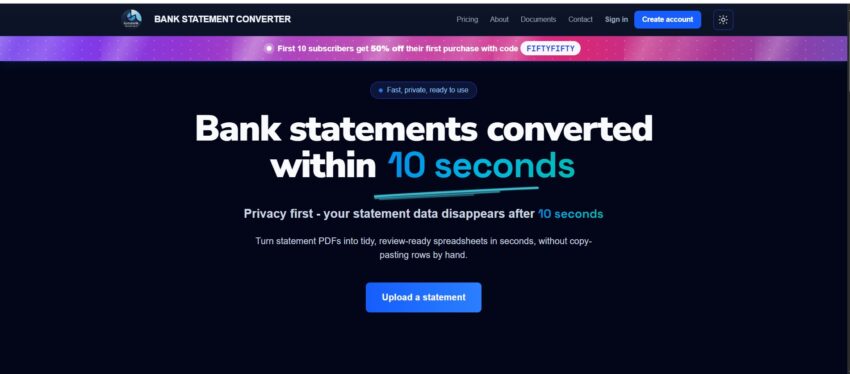 convert bank statement pdf to excel steps