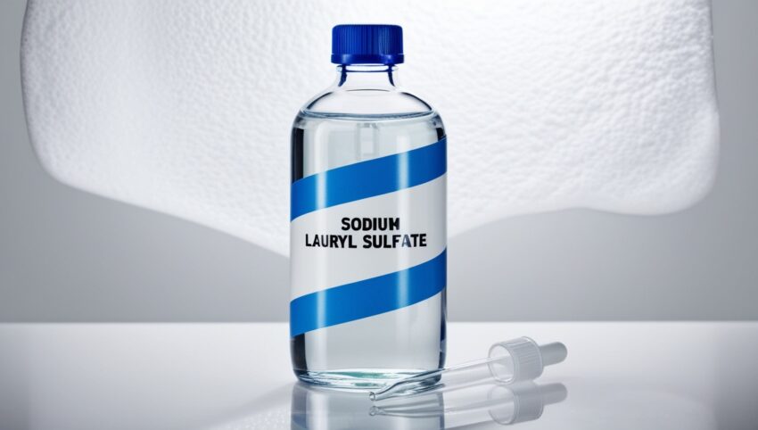 phoenix v0.9 generate a detailed image of a transparent glass bottle filled with a clear liqu 2