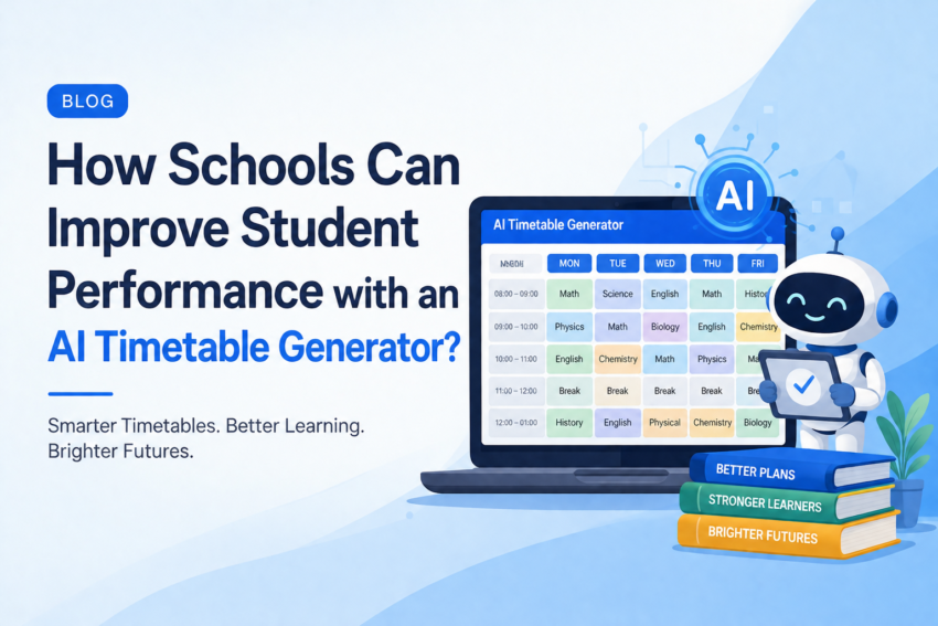 AI driven timetables 1