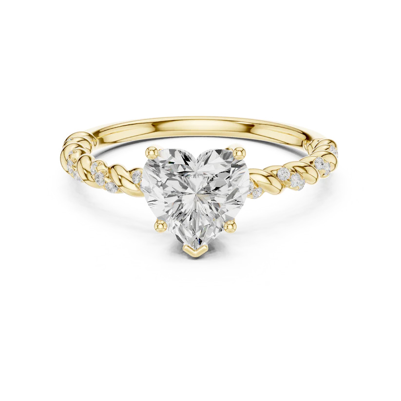 Heart Cut Engagement Rings