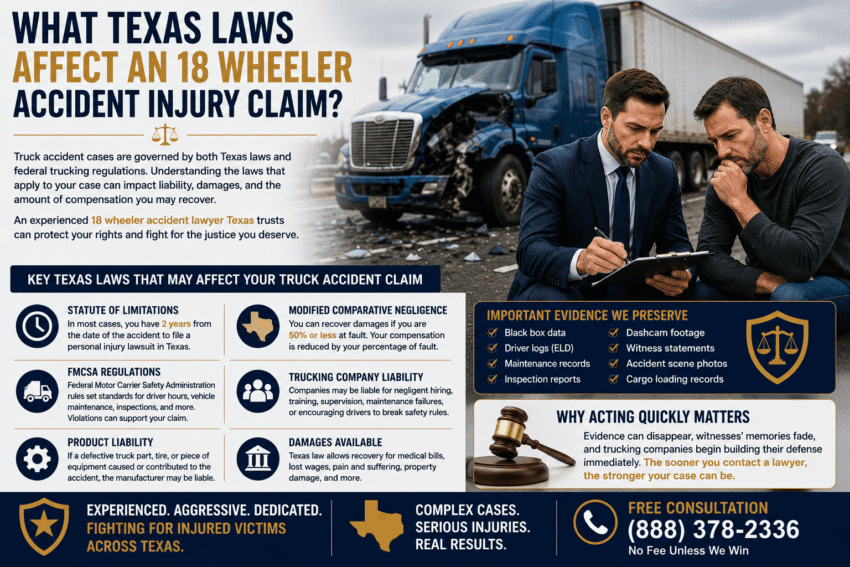 Texas truck accident lawyer advertisement 1