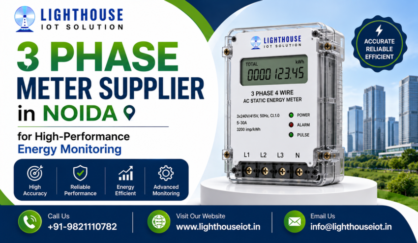 3 Phase Meter Supplier in Noida for High Performance Energy Monitoring