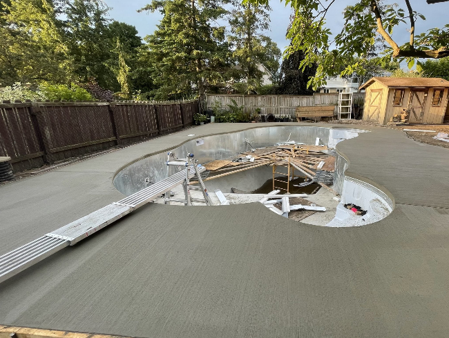 Backyard Pool Renovation and Construction London Ontario