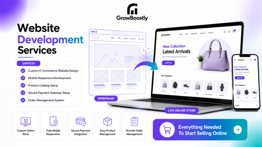 Professional web design services promotion