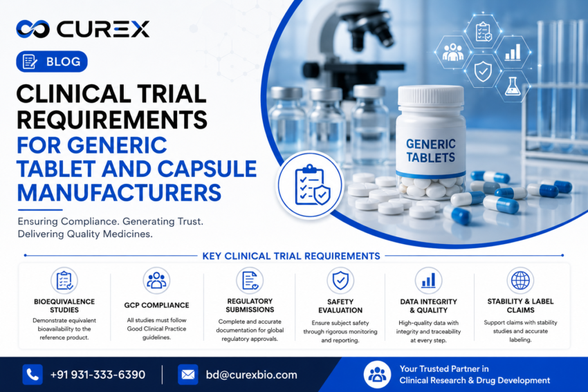 Clinical Trial Requirements for Generic Tablet and Capsule Manufacturers