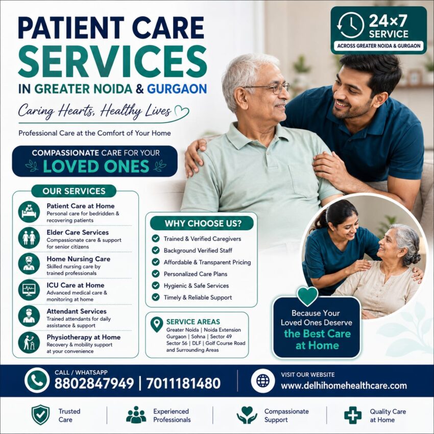 Patient Care Services In Greater Noida Gurgaon