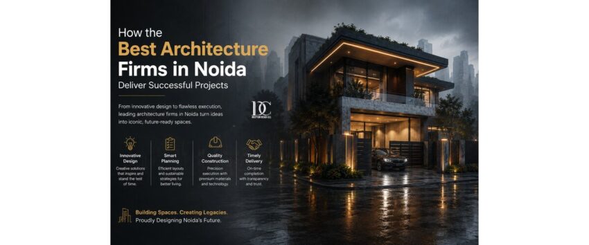How the Best Architecture Firms in Noida Deliver Successful Projects