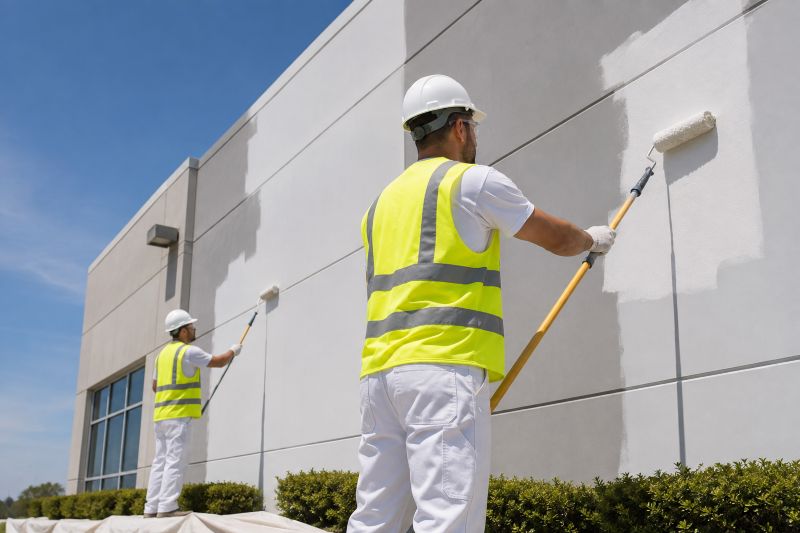 Industrial Facade Painting Crew