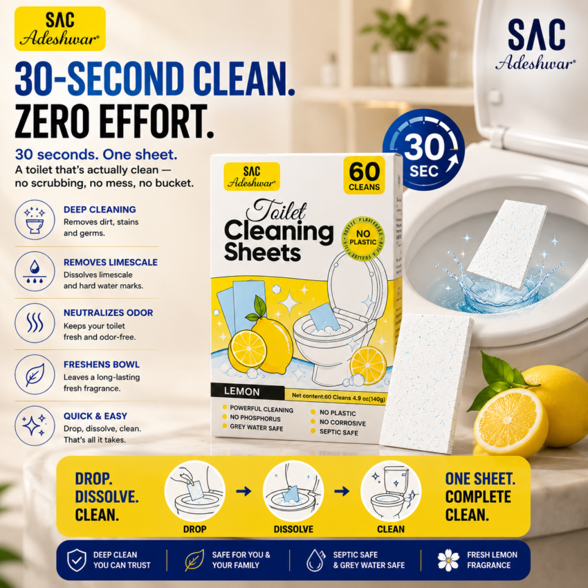 Toilet Cleaning Sheet