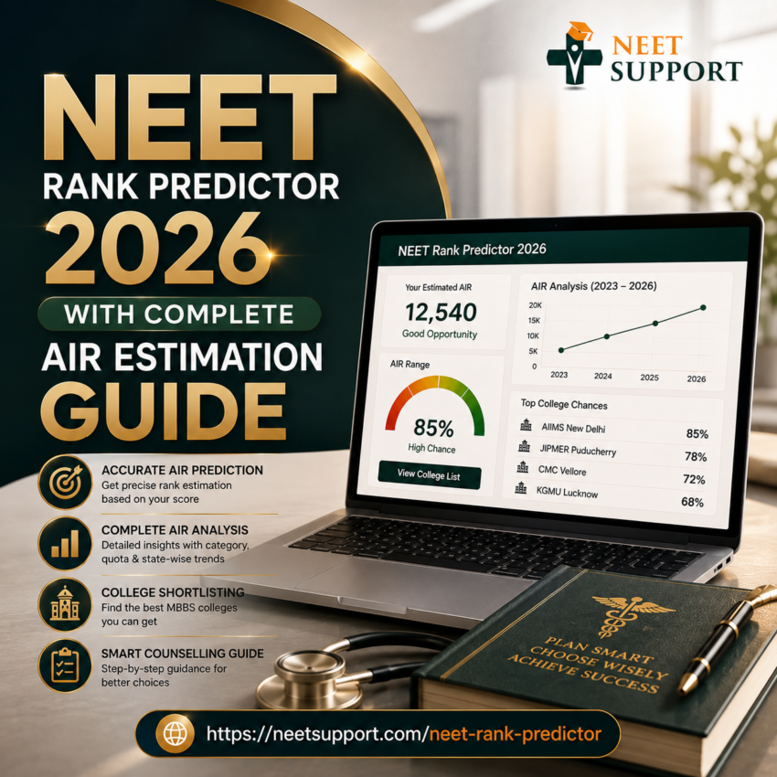 NEET Rank Predictor 2026 with Complete AIR Estimation Guide