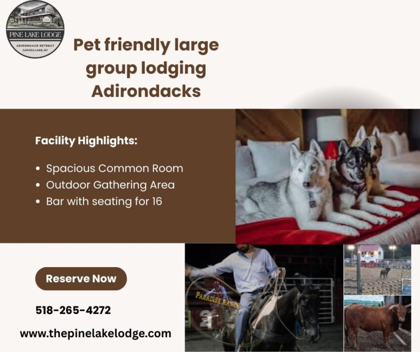 Pet Friendly Large Group Lodging Adirondacks for Unforgettable Stays