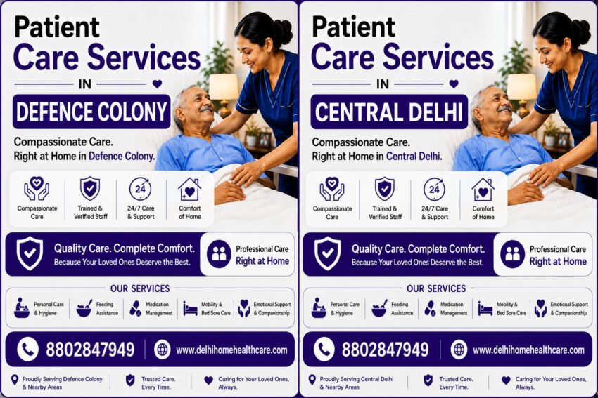 Patient Care Services In Defence colony and central delhi
