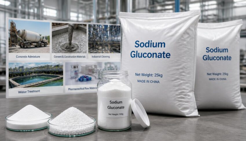 gpt image 2 Create a professional photorealistic industrial product image of Sodium Gluconat 0