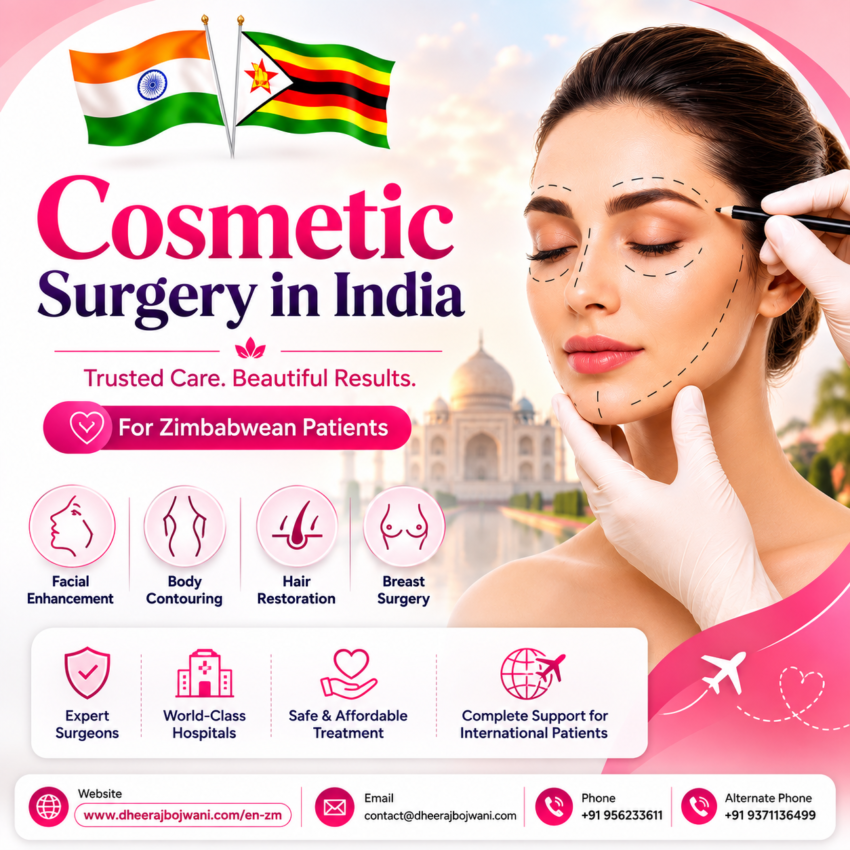 Cosmetic Surgery in India Attracting Medical Tourists from Zimbabwe