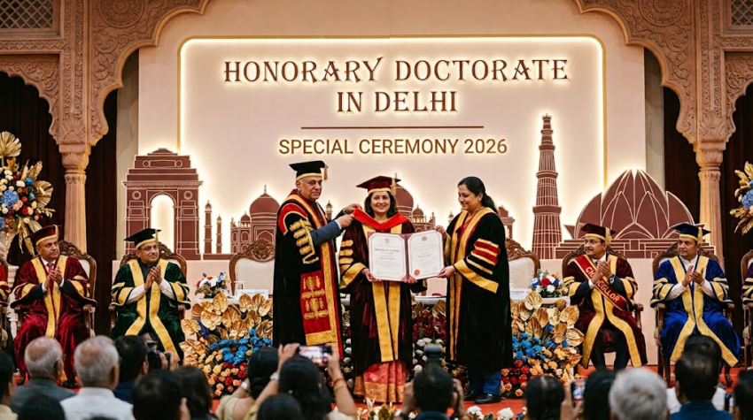 Honorary Doctorate in Delhi
