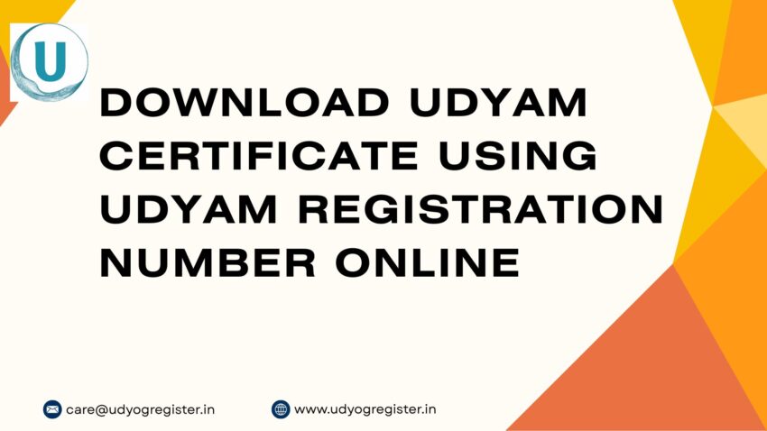 Udyam Certificate Download After Updating Business Information 5