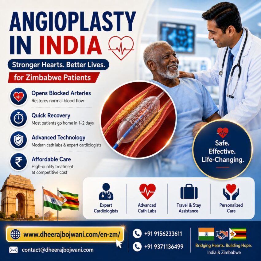 Angioplasty in India Procedure Cost and Recovery for Zimbabwe Patients