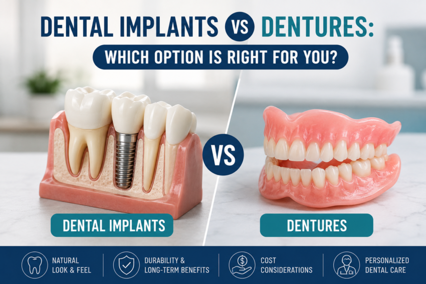 Dental Implants vs Dentures Which Option Is Right for You