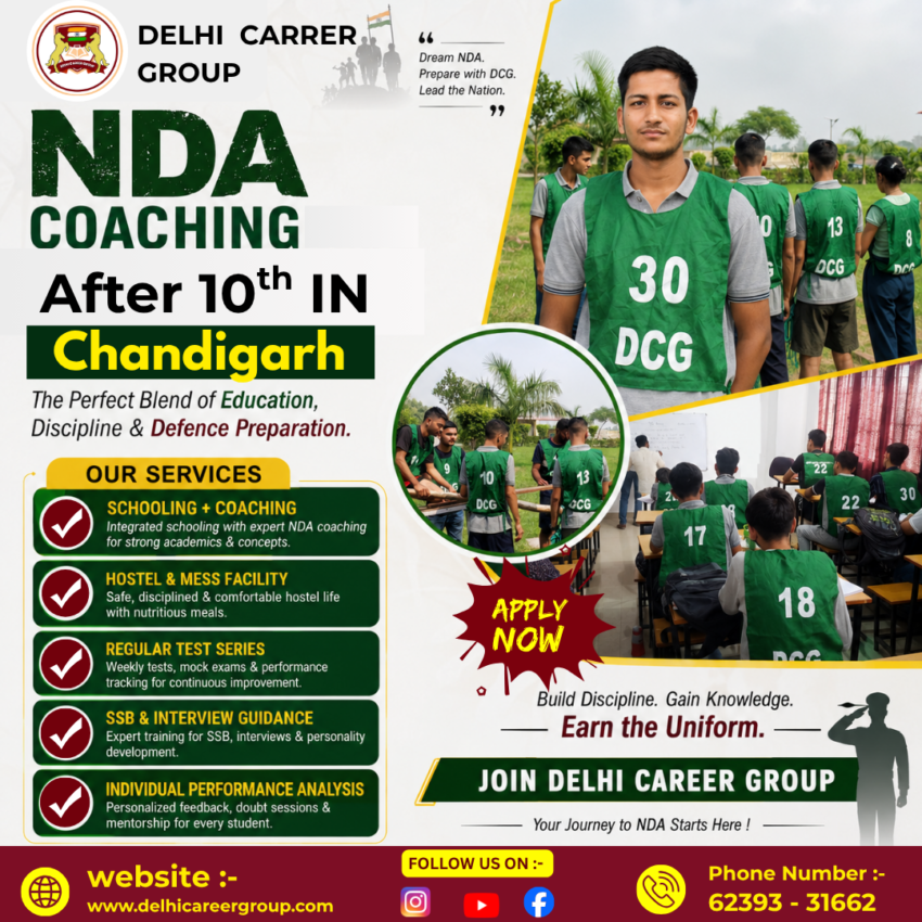 NDA Coaching after 10th in Chandigarh