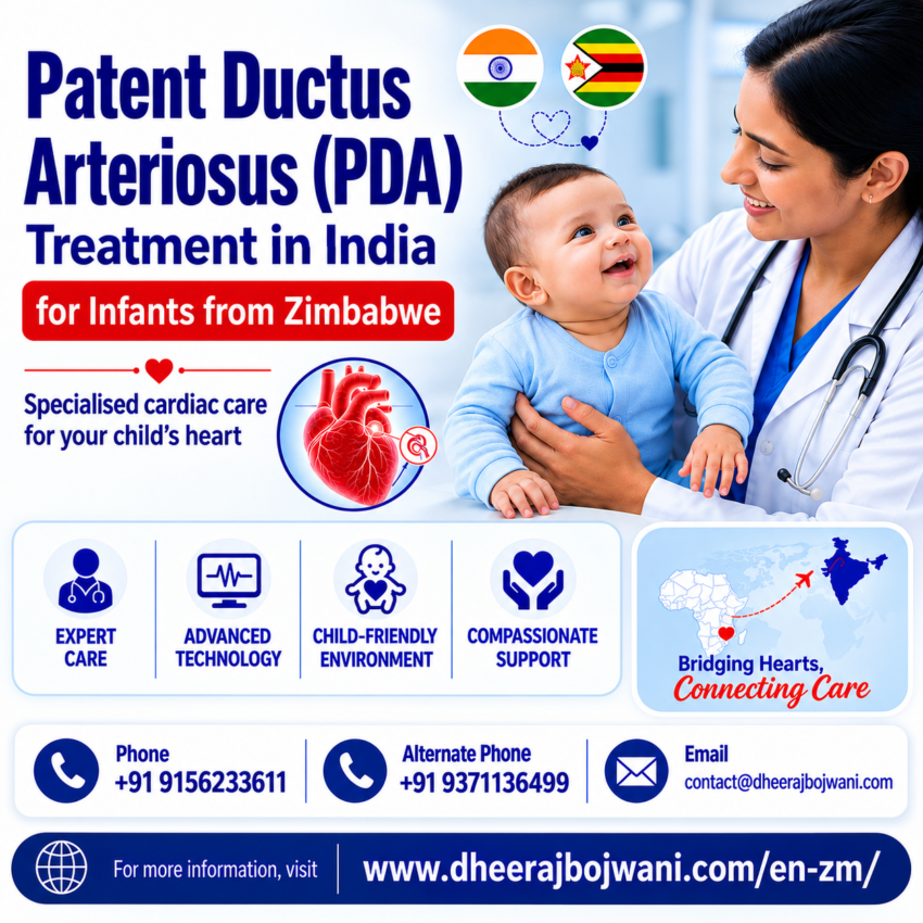 Patent Ductus Arteriosus PDA Treatment in India for Infants from Zimbabwe