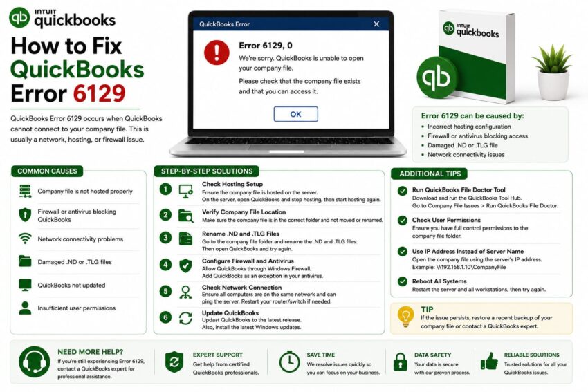 quickbooks error 6129