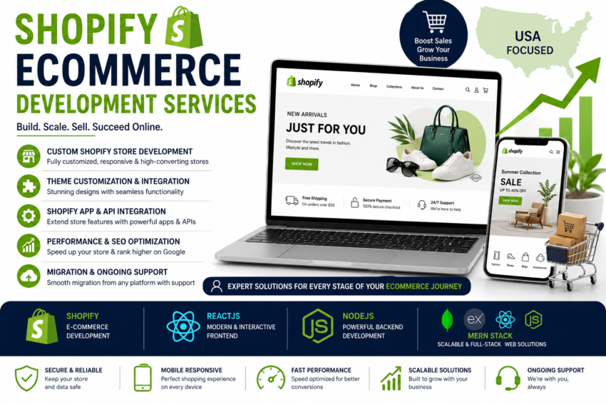shopify eommerce development services