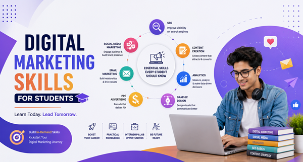 digital marketing skills for students