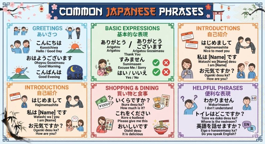 Common Japanese Phrases