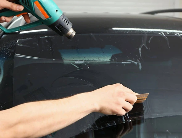 Windshield Protection Film Installation Miami FL 6 590 by 450 converted from webp