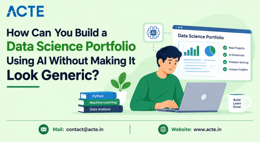How Can You Build a Data Science Portfolio Using AI Without Making It Look Generic