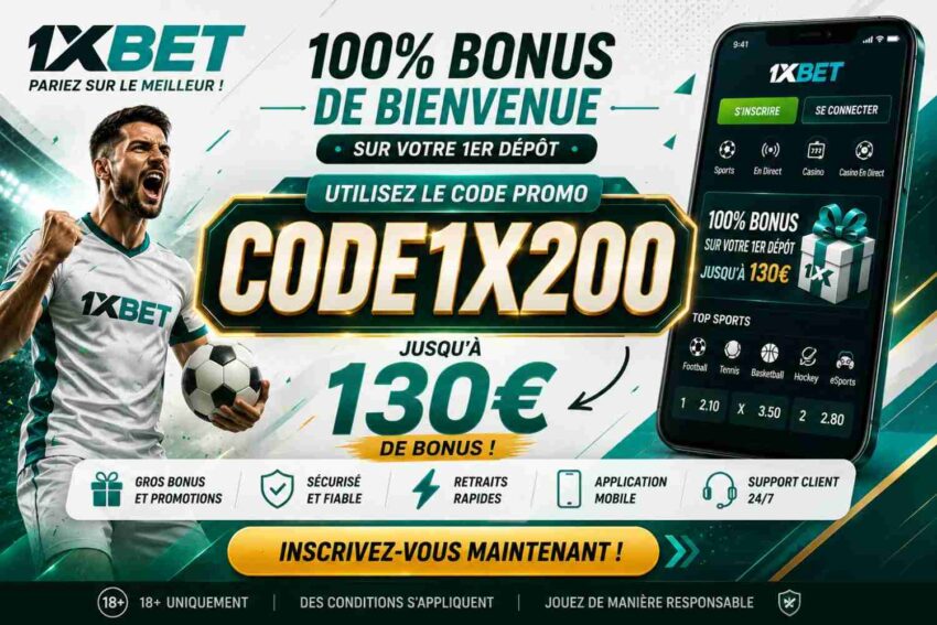 code promo pour 1xbet 100kb