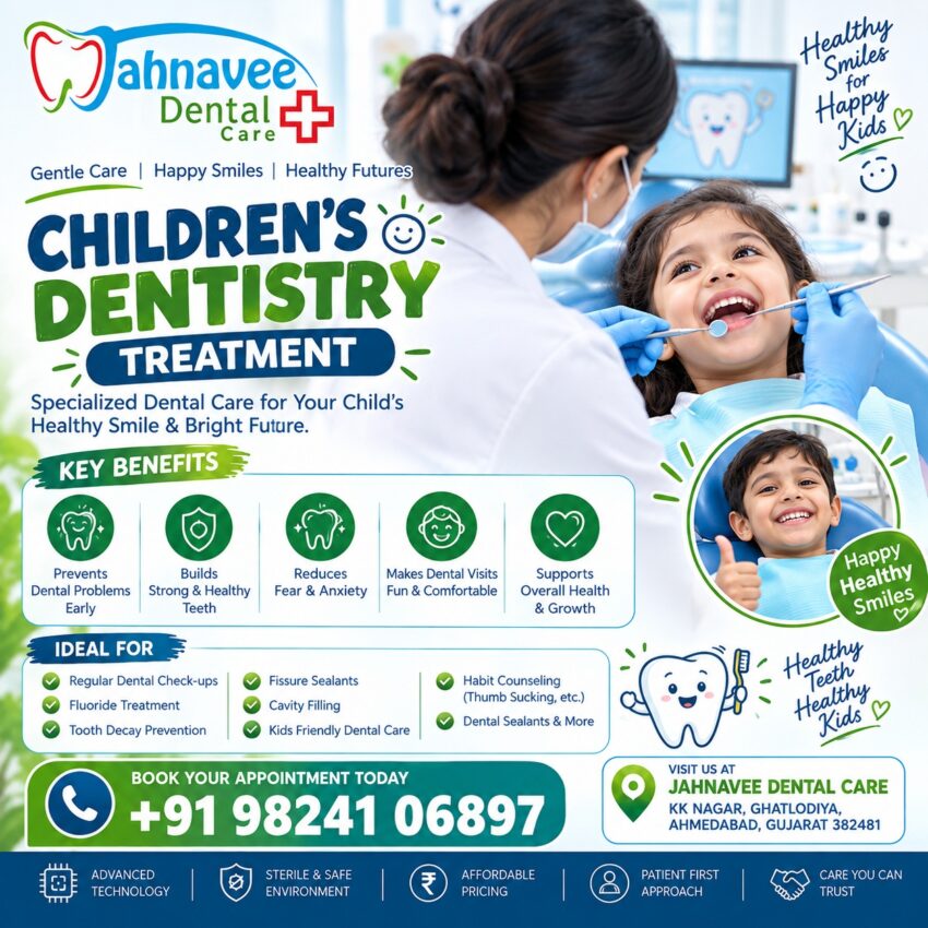 Childrens Dentistry Treatment Gentle Dental Care for Kids