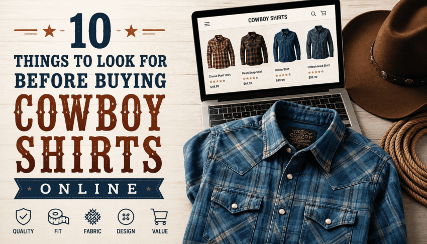 10 Things to Look for Before Buying Cowboy Shirts Online 1