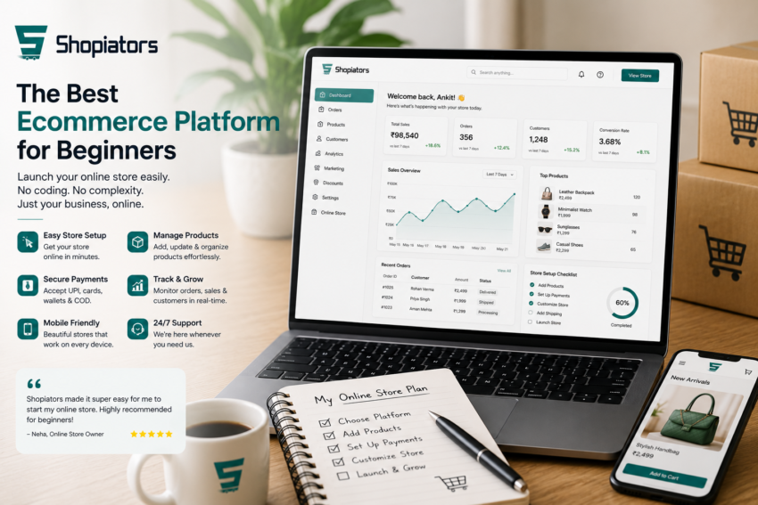 Best Ecommerce Platform for Beginners A Practical Guide to Starting Online
