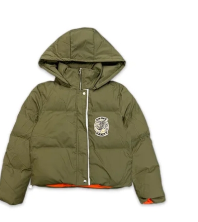 Saint Vanity Puffer Olive Jacket