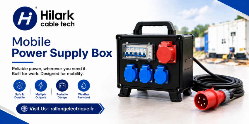 Mobile site power supply box