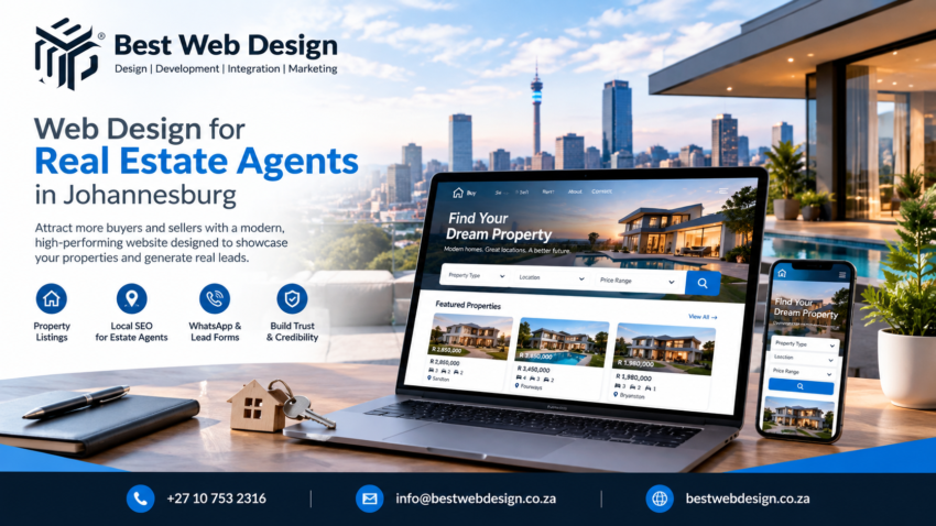 web design for real estate agents johannesburg