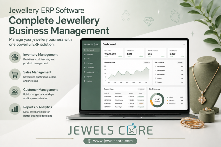 Jewellery ERP Software Complete Jewellery Business Management Jewels core