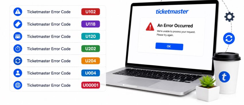 Common Ticketmaster Error Codes