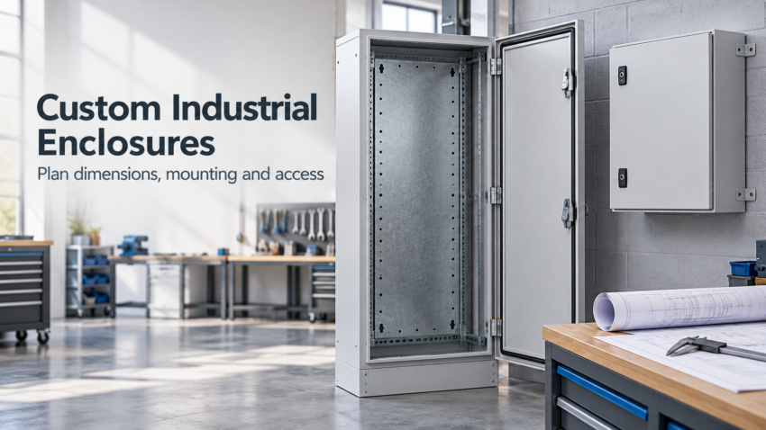 Custom Industrial Enclosures in Workshop