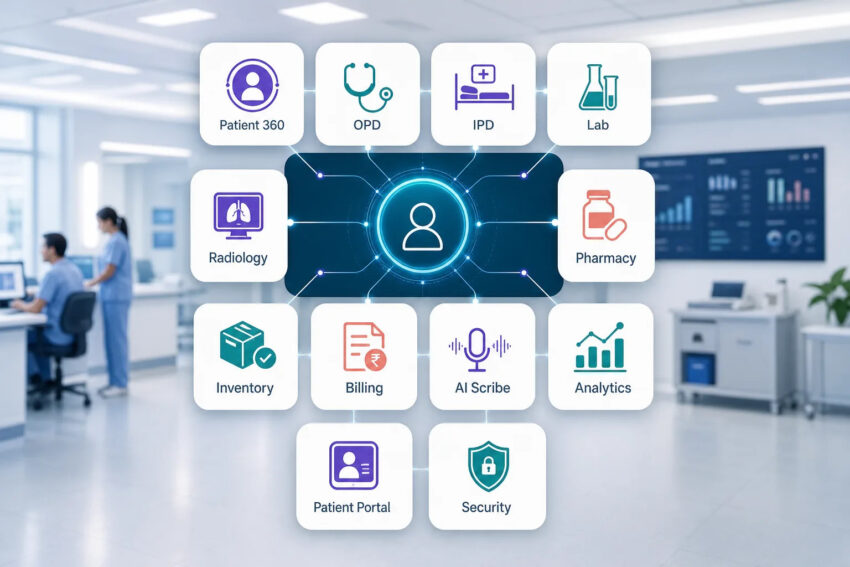emr features module map