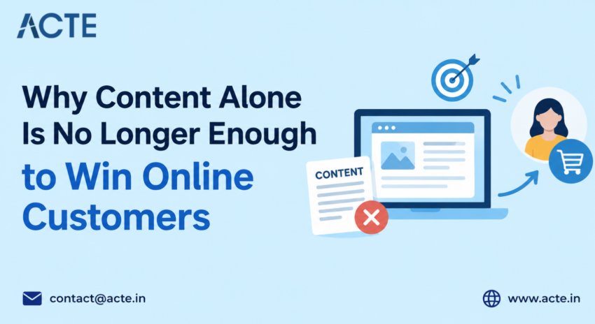 Why Content Alone Is No Longer Enough to Win Online Customers