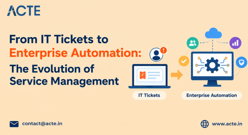 From IT Tickets to Enterprise Automation The Evolution of Service Management