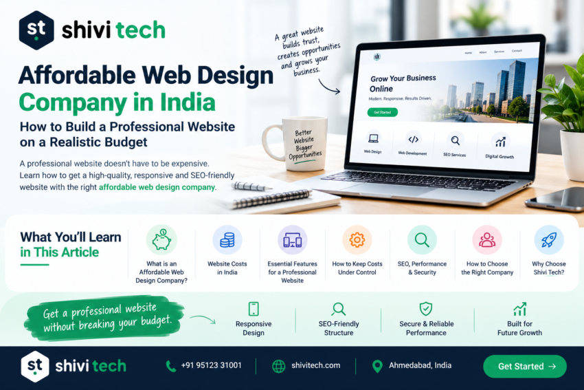 Affordable Web Design in India