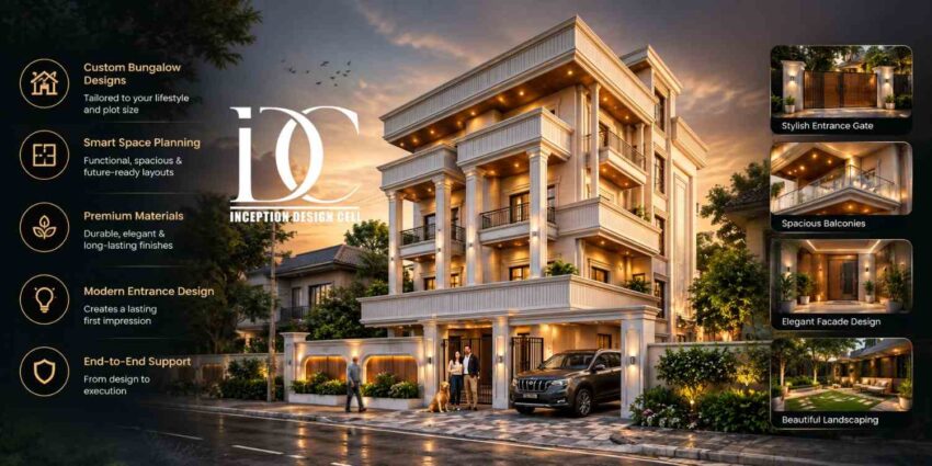 Architect in Noida for Bungalows Entrance Design