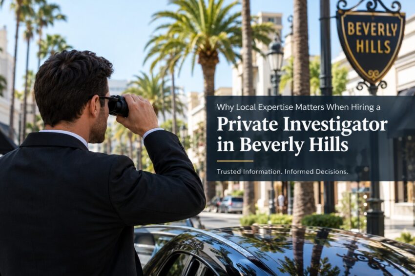 Beverly Hills Private Investigator Surveying the City