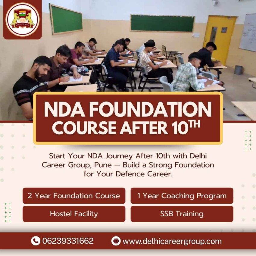 NDA Foundation Course after 10th Pune