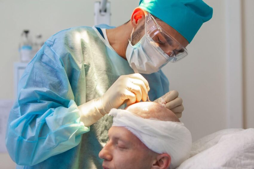 Hair Transplant male Surgeon