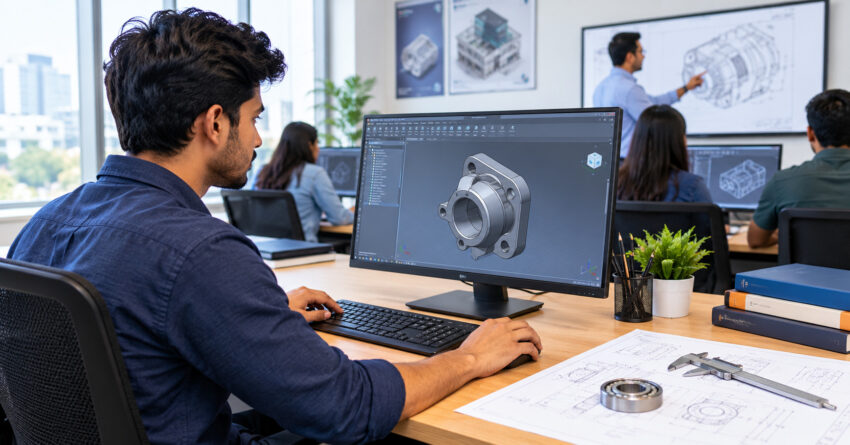 Modern CAD Engineering Classroom