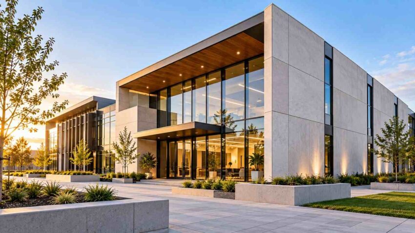 Modern Commercial Building Design 100kb